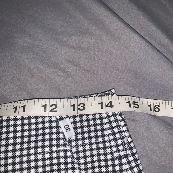 Kitchen Basix White and black checkered Pants size 30 - Picture 9 of 11
